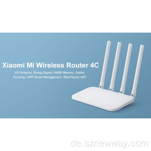 Xiaomi Mi WiFi Router 4c 300 Mbps App-Steuerung